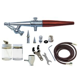 Single Action Set w/ Metal Handle (.45, .65, & 1.05mm heads) & 1/8"BSP Adapter