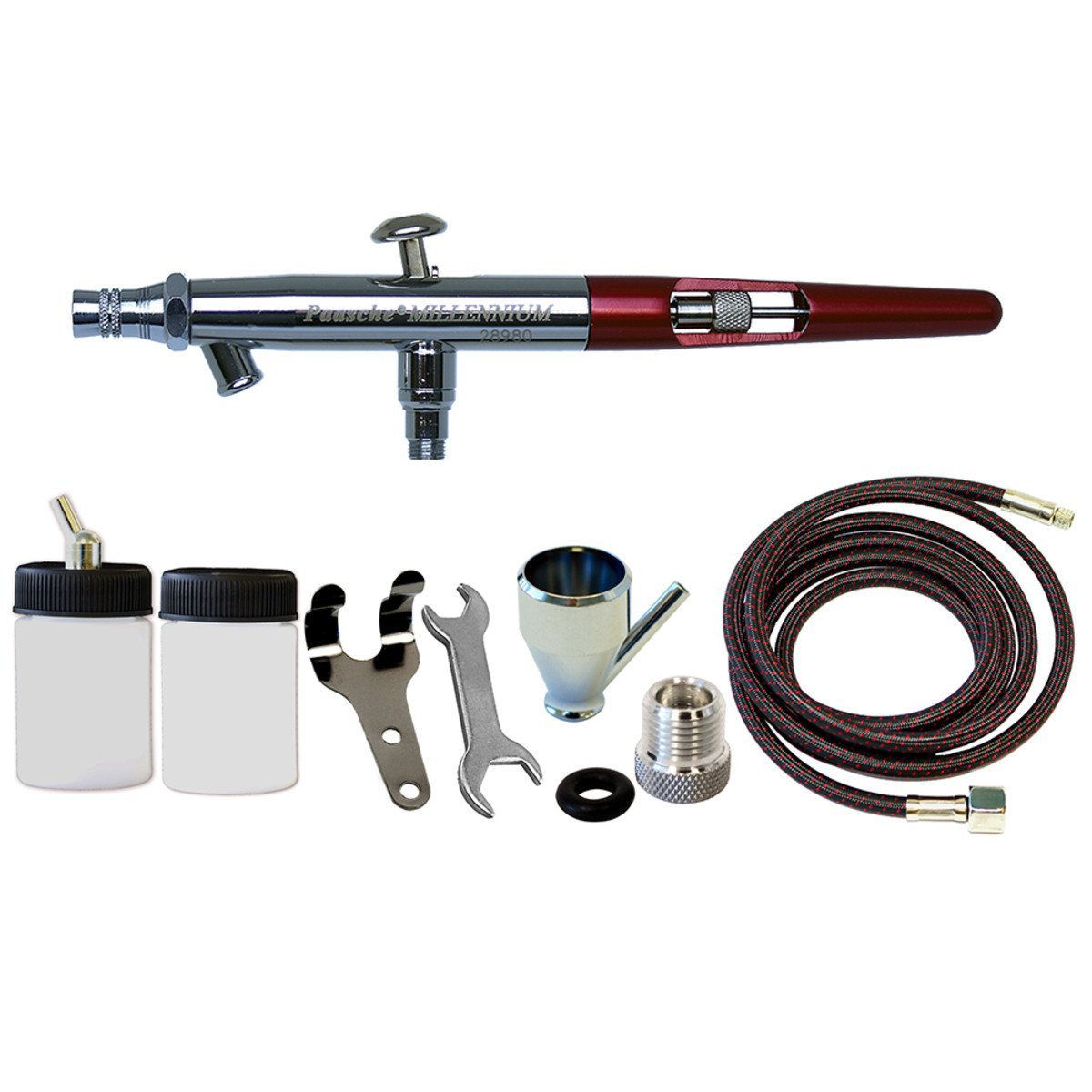 Millenium Airbrush Set size 3 (.75mm) & 1/8"BSP Adapter