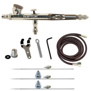 Gravity Feed Double Action Set w/ .2, .25, .38 & .66mm heads & 1/8"BSP Adapter
