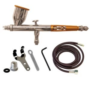 Talon Gravity Feed Airbrush Set (.38mm) & 1/8"BSP Adapter