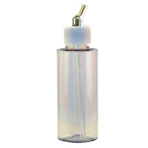 2oz Plastic Bottle Assem for VL, MIL, SI, & TS (Fits Paint Bottles)