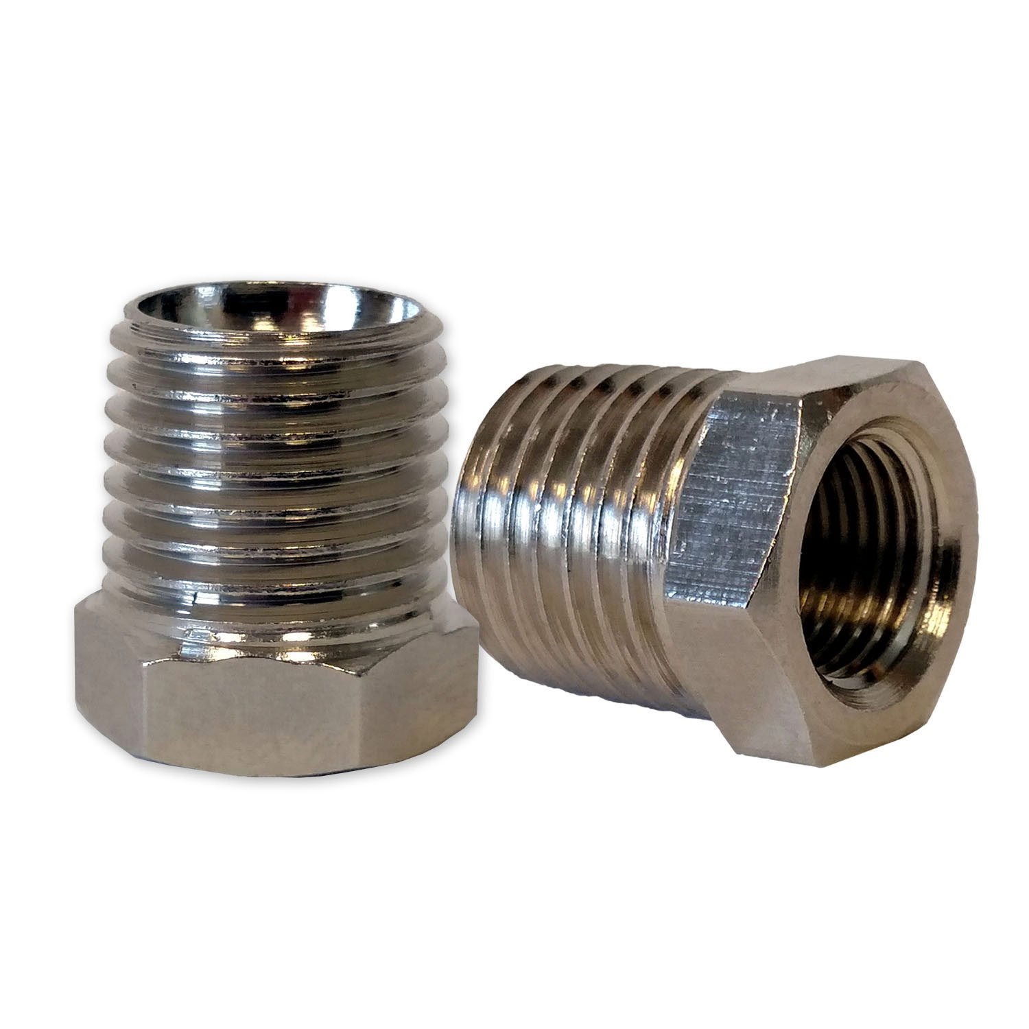 Adaptor (1/4NPT" Male to 1/8"BSP Female) Paasche hose to Compressor